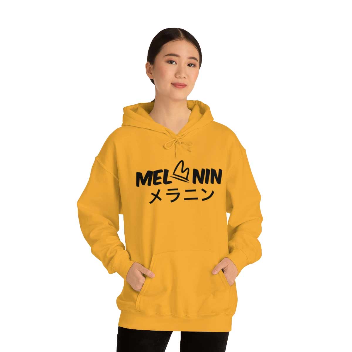 Yellow deals melanin hoodie