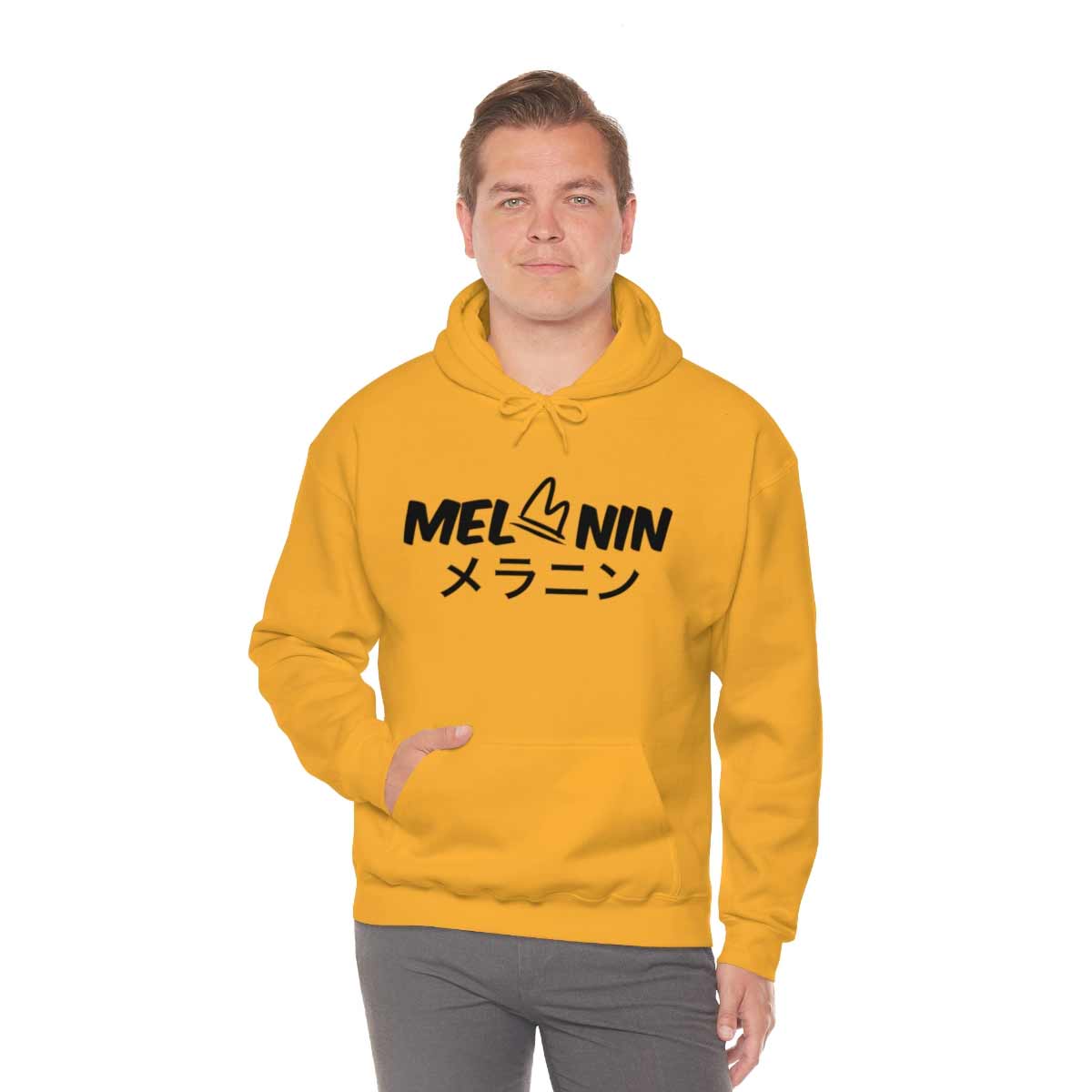 Yellow store melanin hoodie